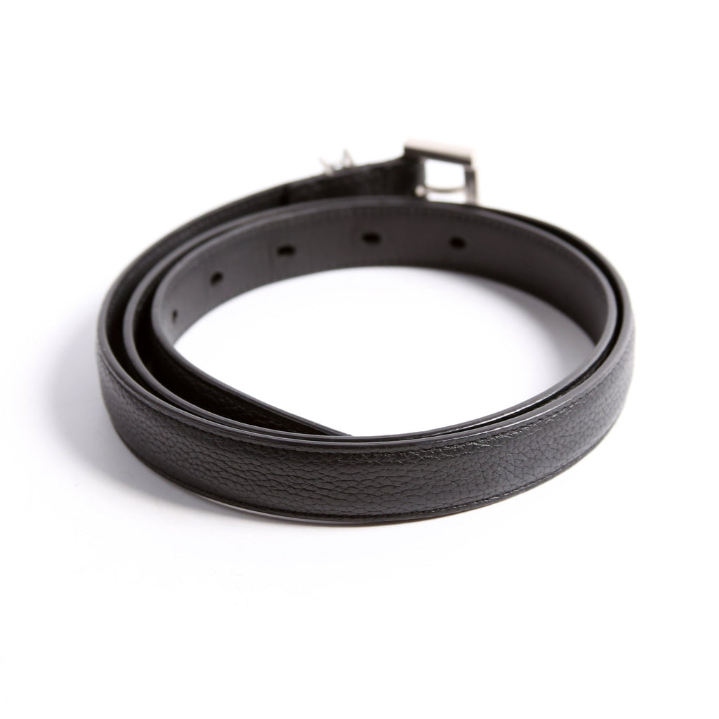 554465 Cassandre Thin Square Belt Size 85 Black