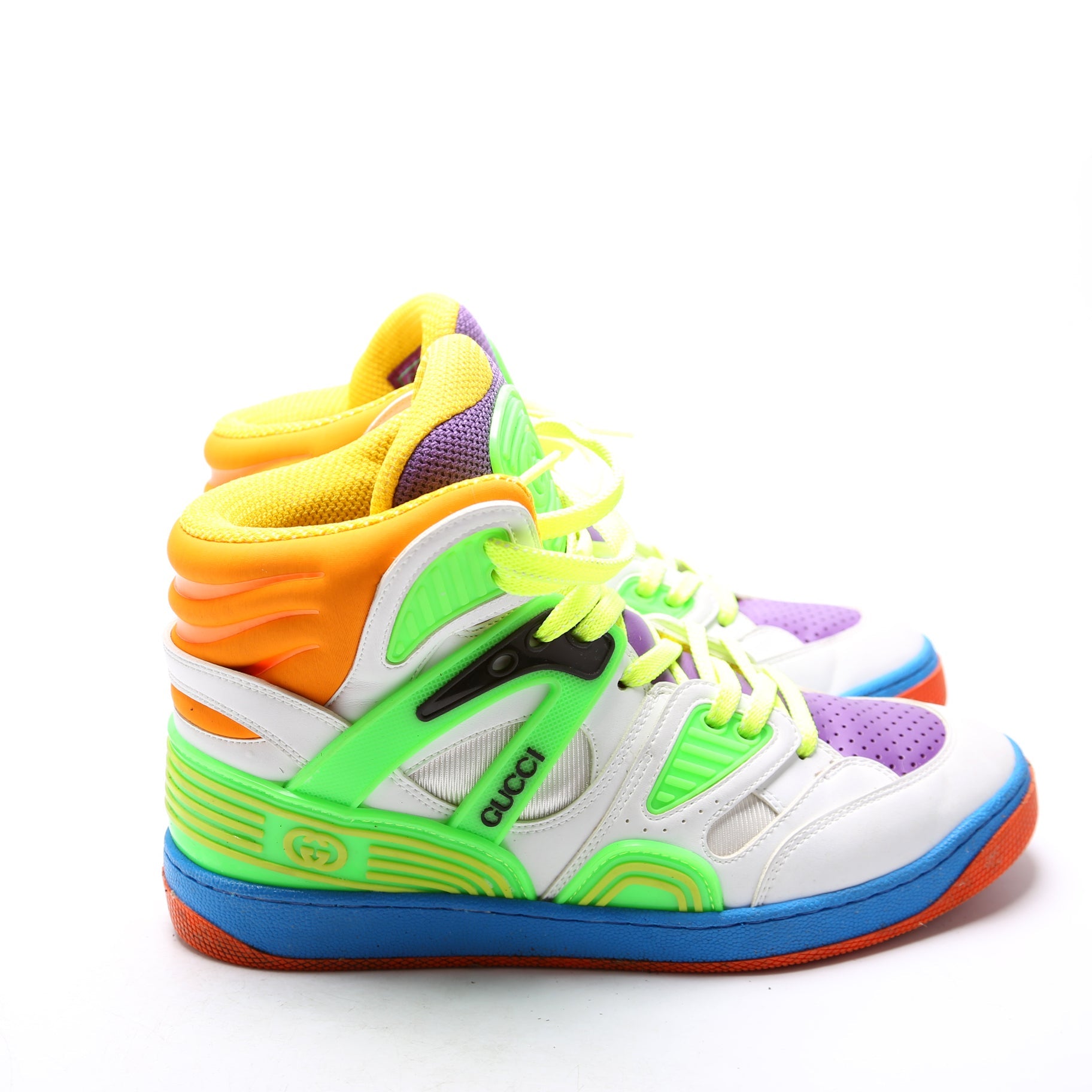 Gucci Hightop Sneakers Size 38 Multicolor
