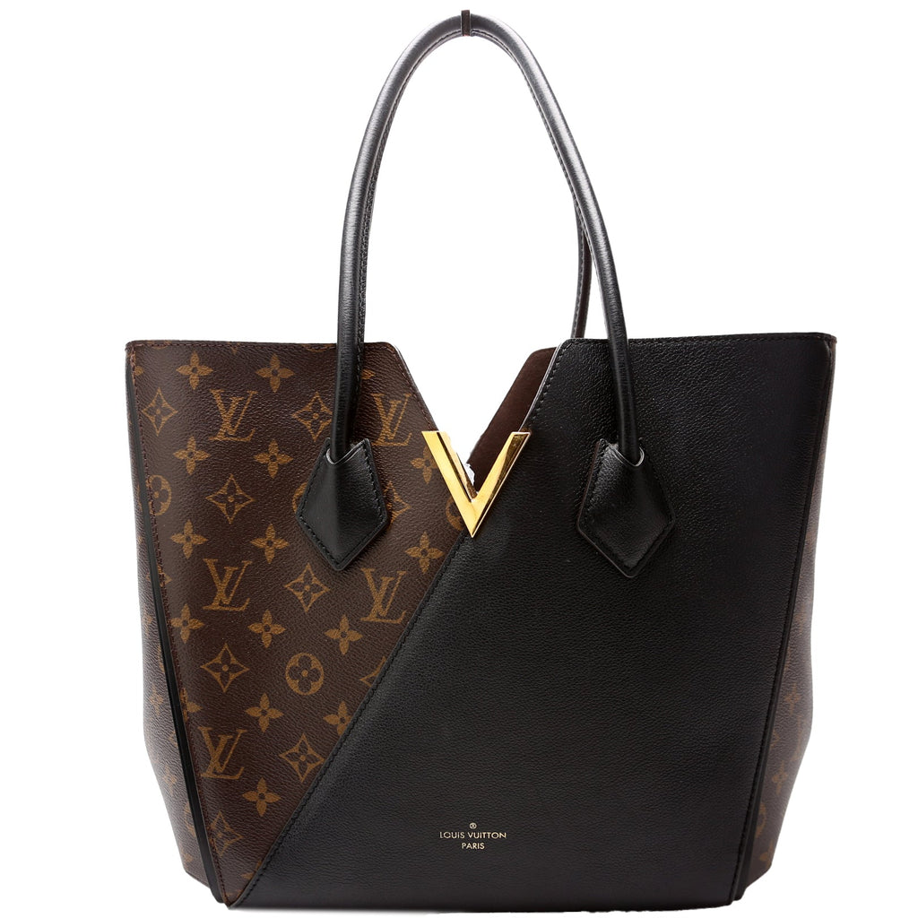 Kimono MM Monogram/Leather Black