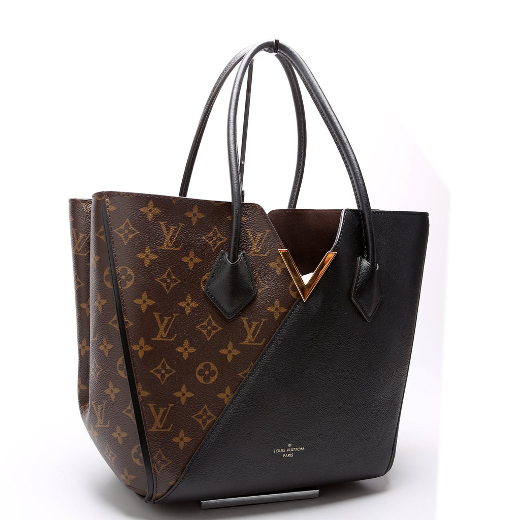 Kimono MM Monogram/Leather Black