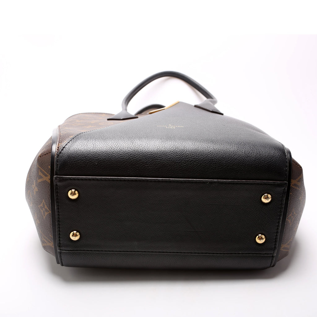 Kimono MM Monogram/Leather Black