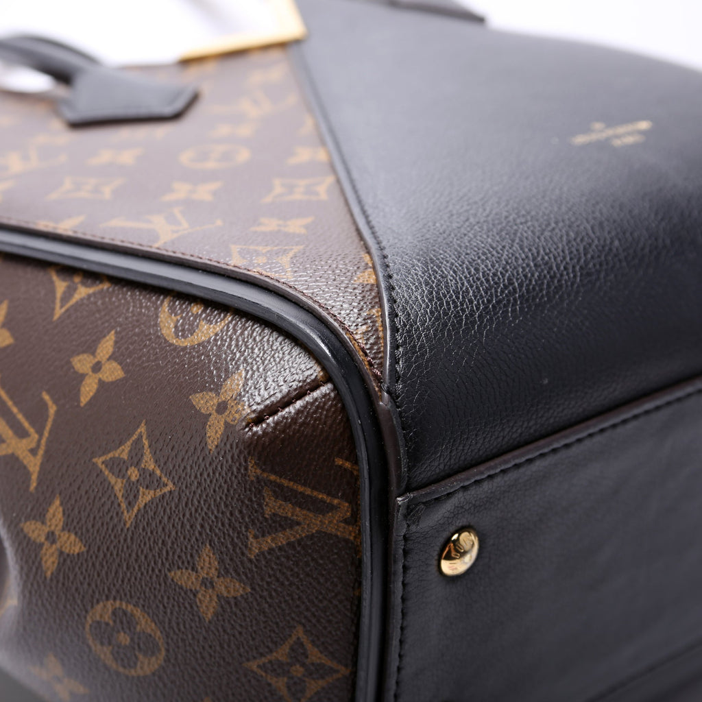Kimono MM Monogram/Leather Black