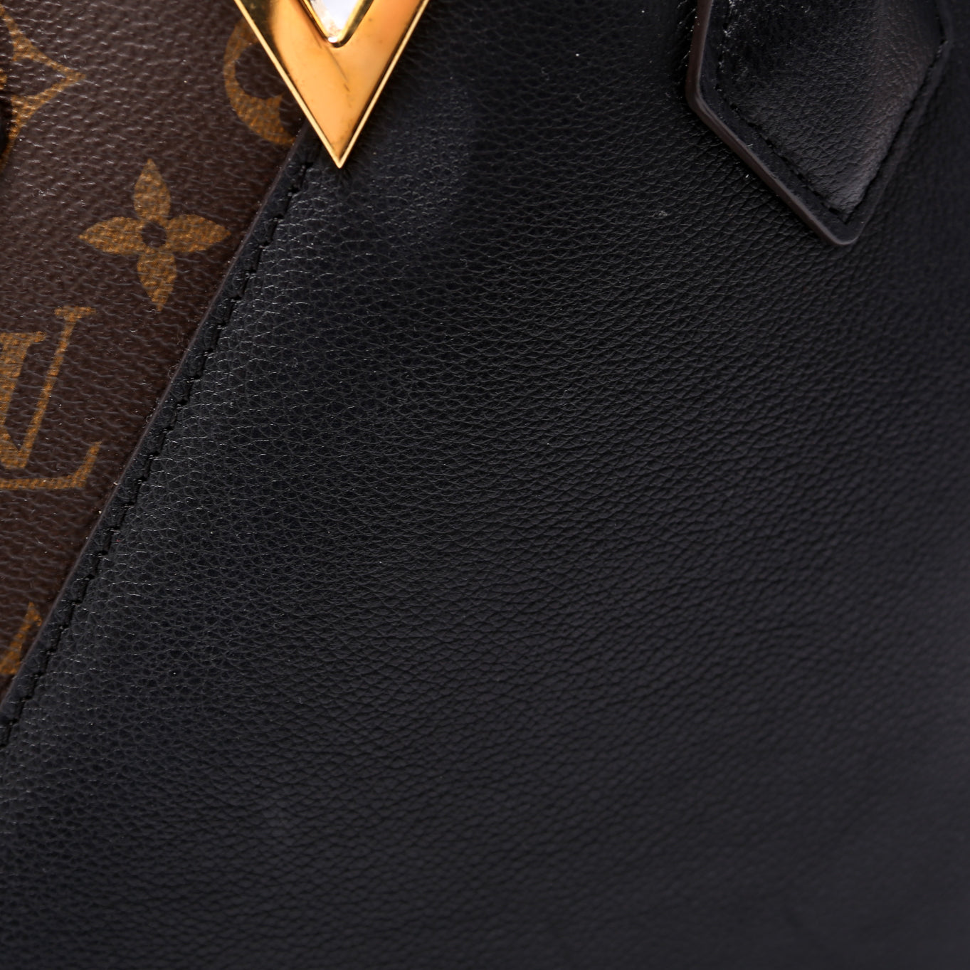 Kimono MM Monogram/Leather Black