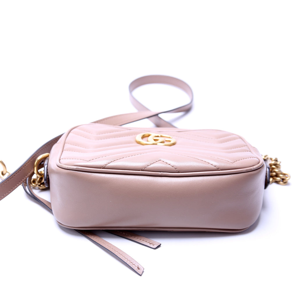 448065 Marmont Mini Camera Bag Tan