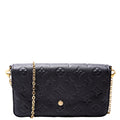 Pochette Felicie Empreinte Black