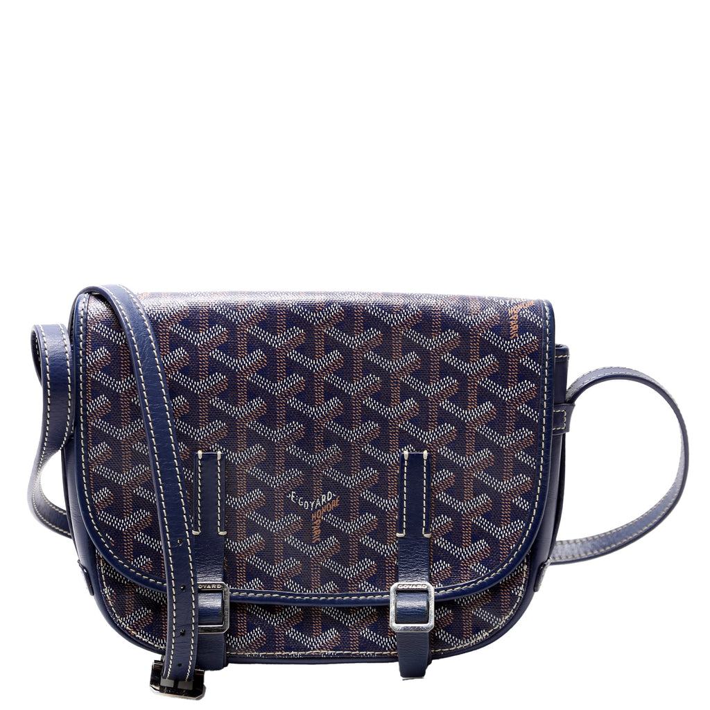 Belvedere PM Goyardine Canvas Navy