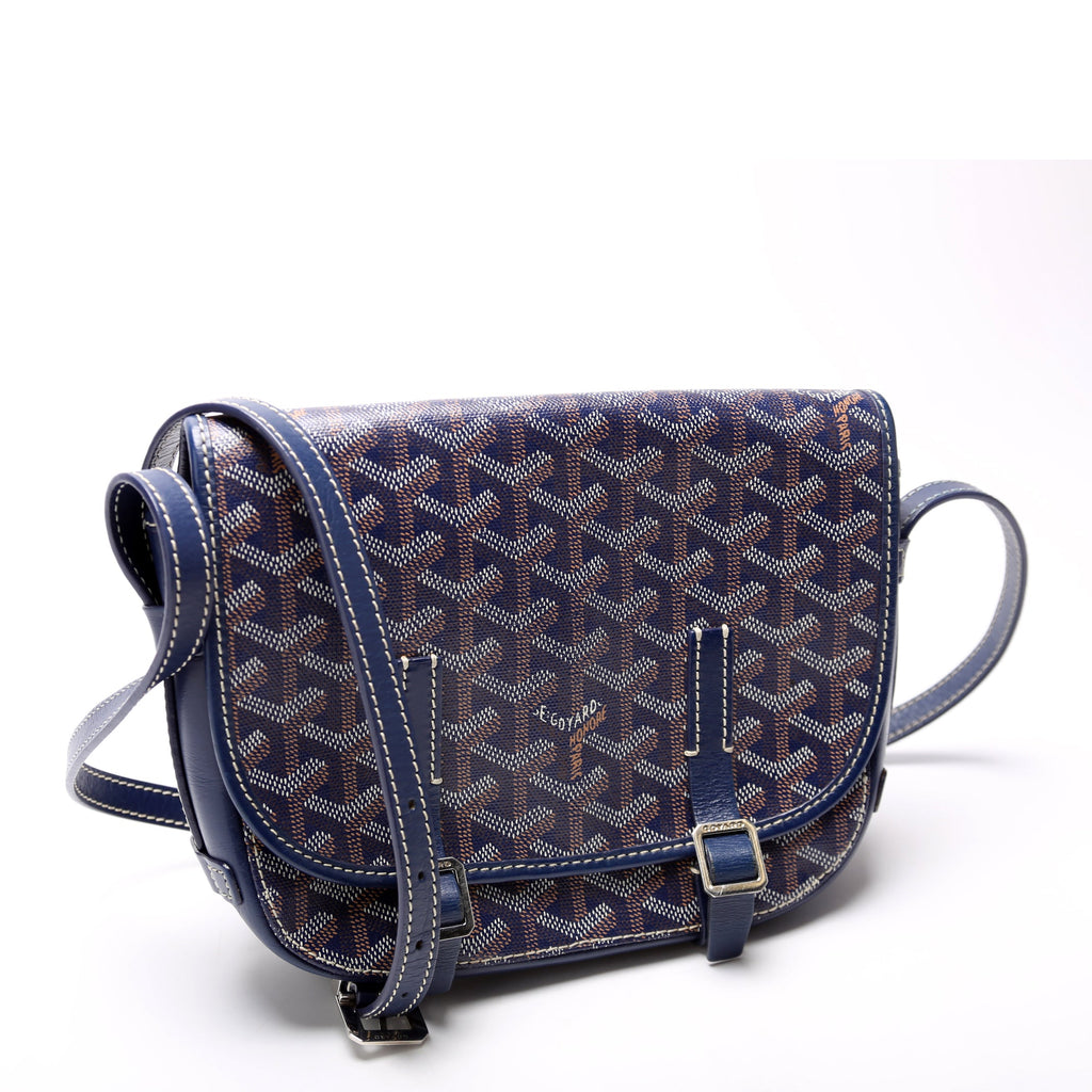 Belvedere PM Goyardine Canvas Navy