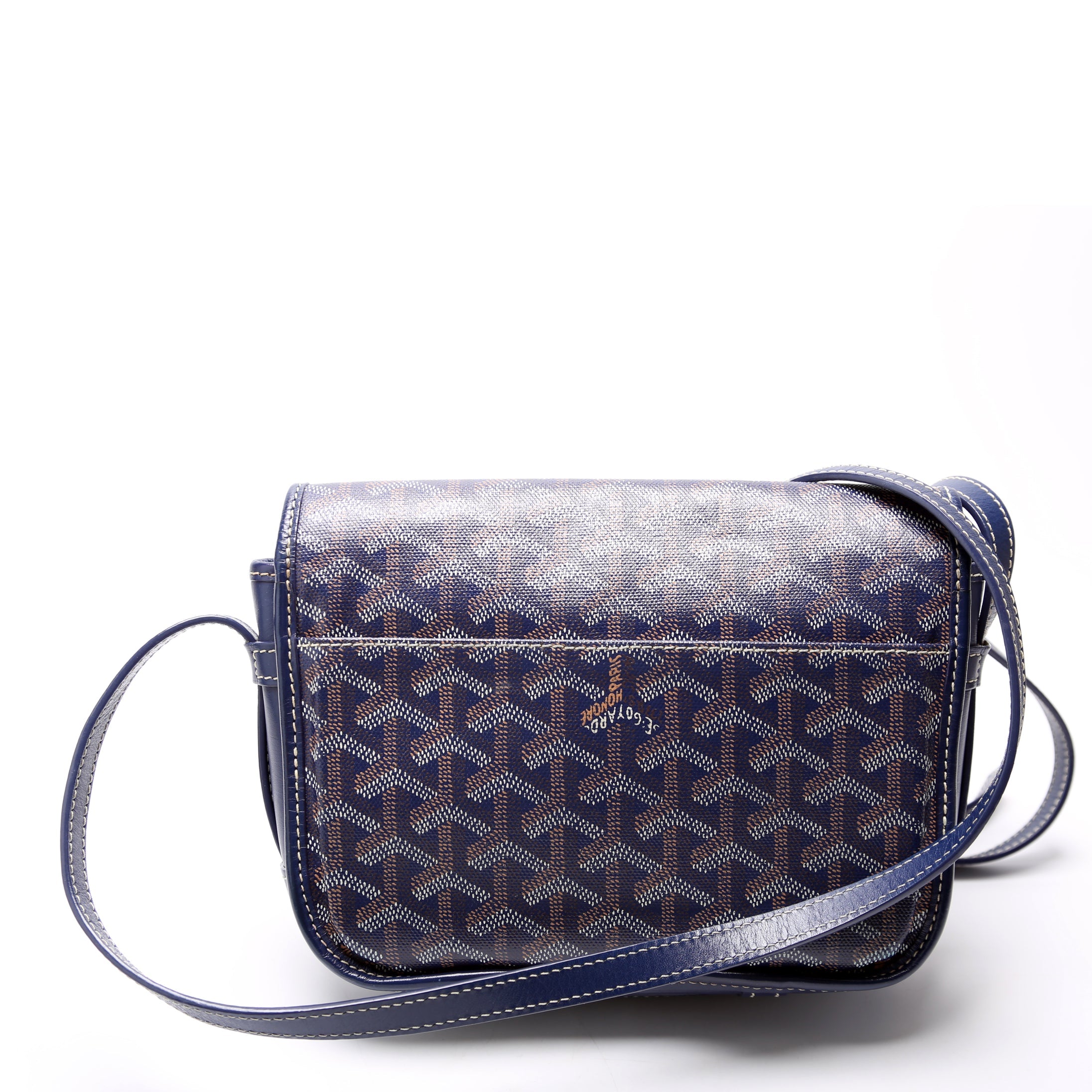 Belvedere PM Goyardine Canvas Navy