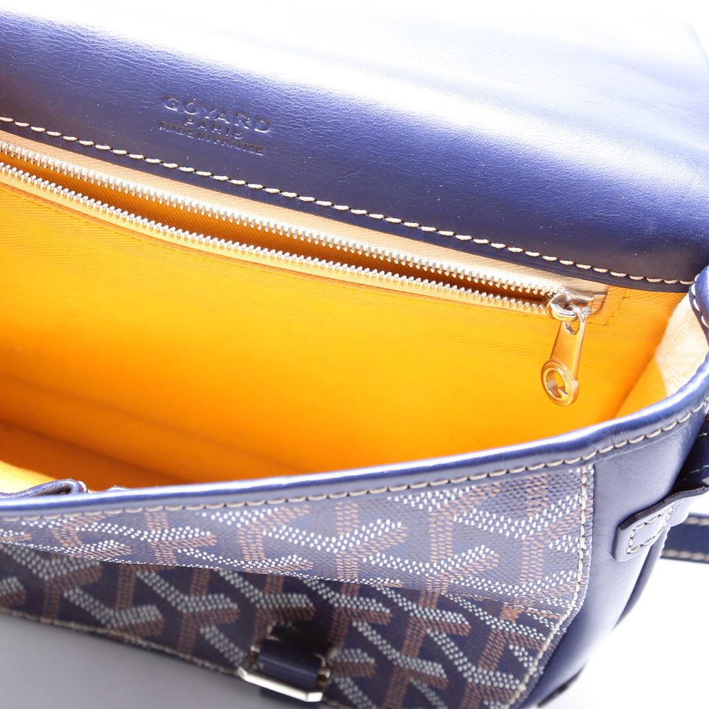 Belvedere PM Goyardine Canvas Navy