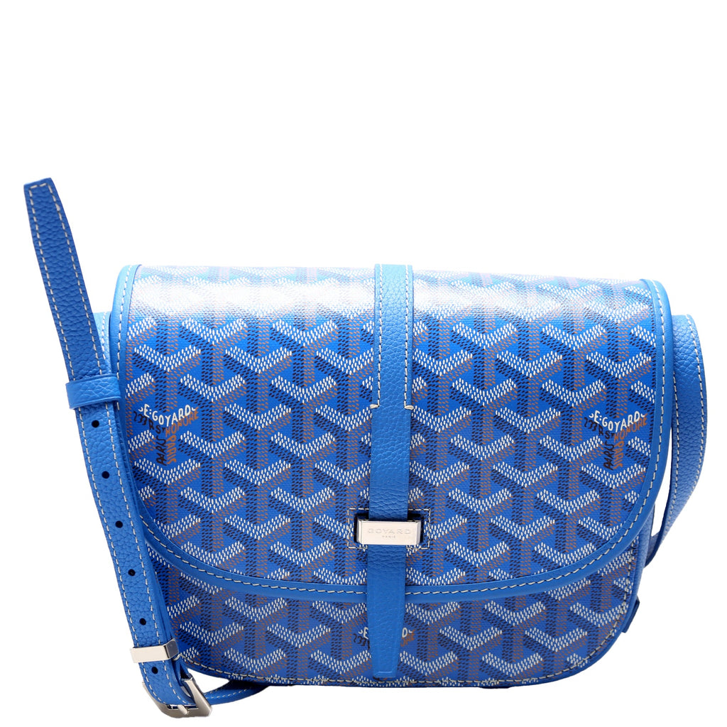 Belvedere II PM Goyardine Canvas Blue