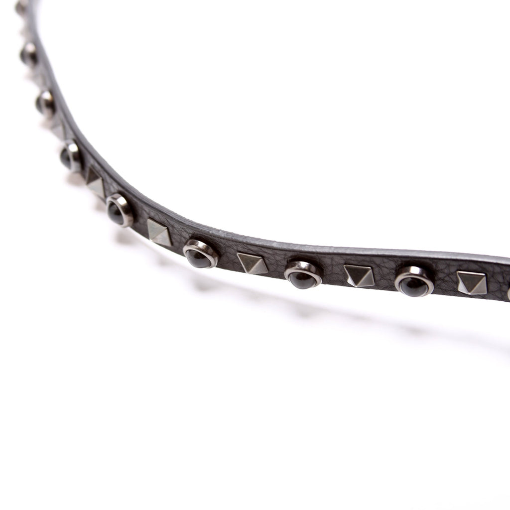 Rockstud Rolling Medium Crossbody Black