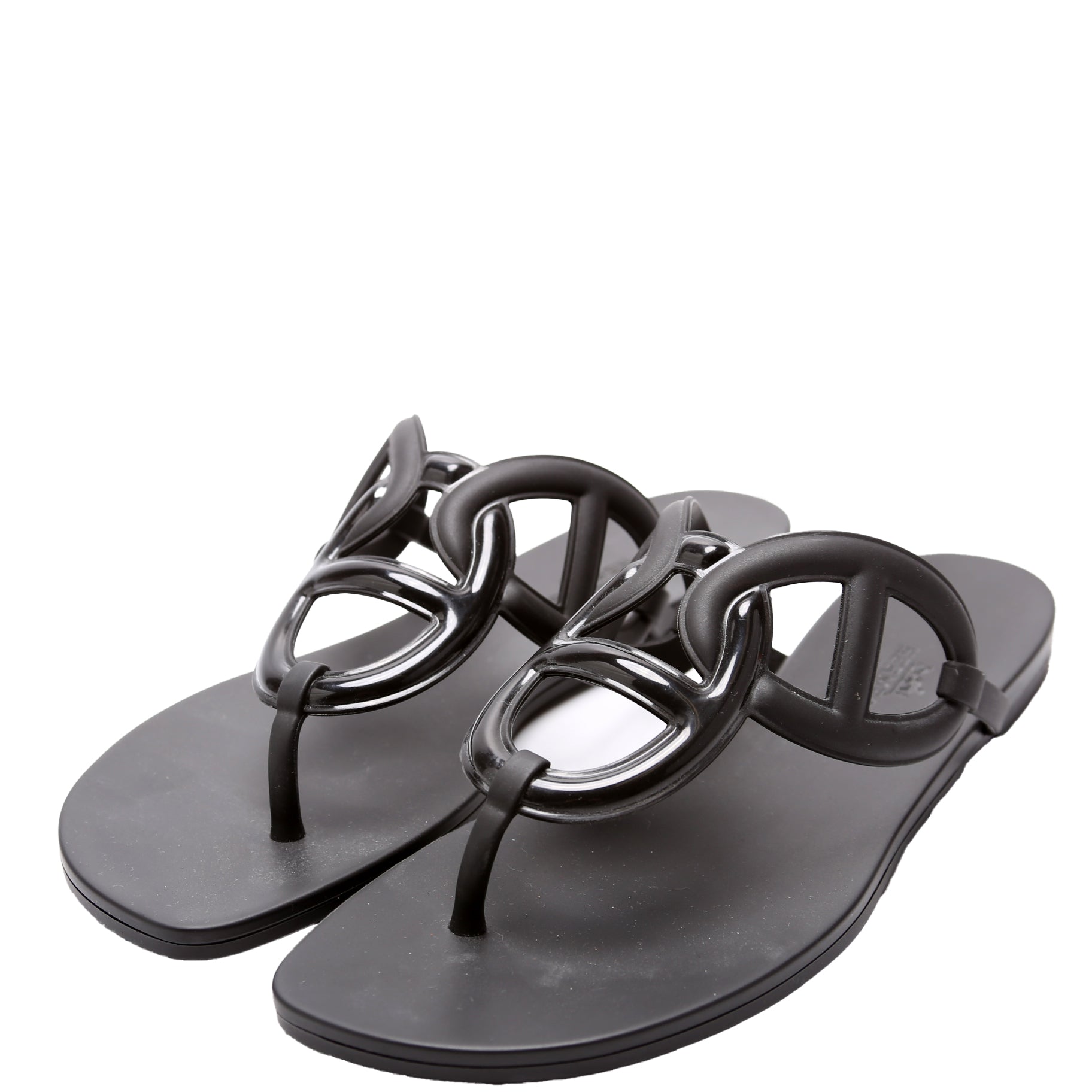 Egerie Rubber Sandals Size 39 Black
