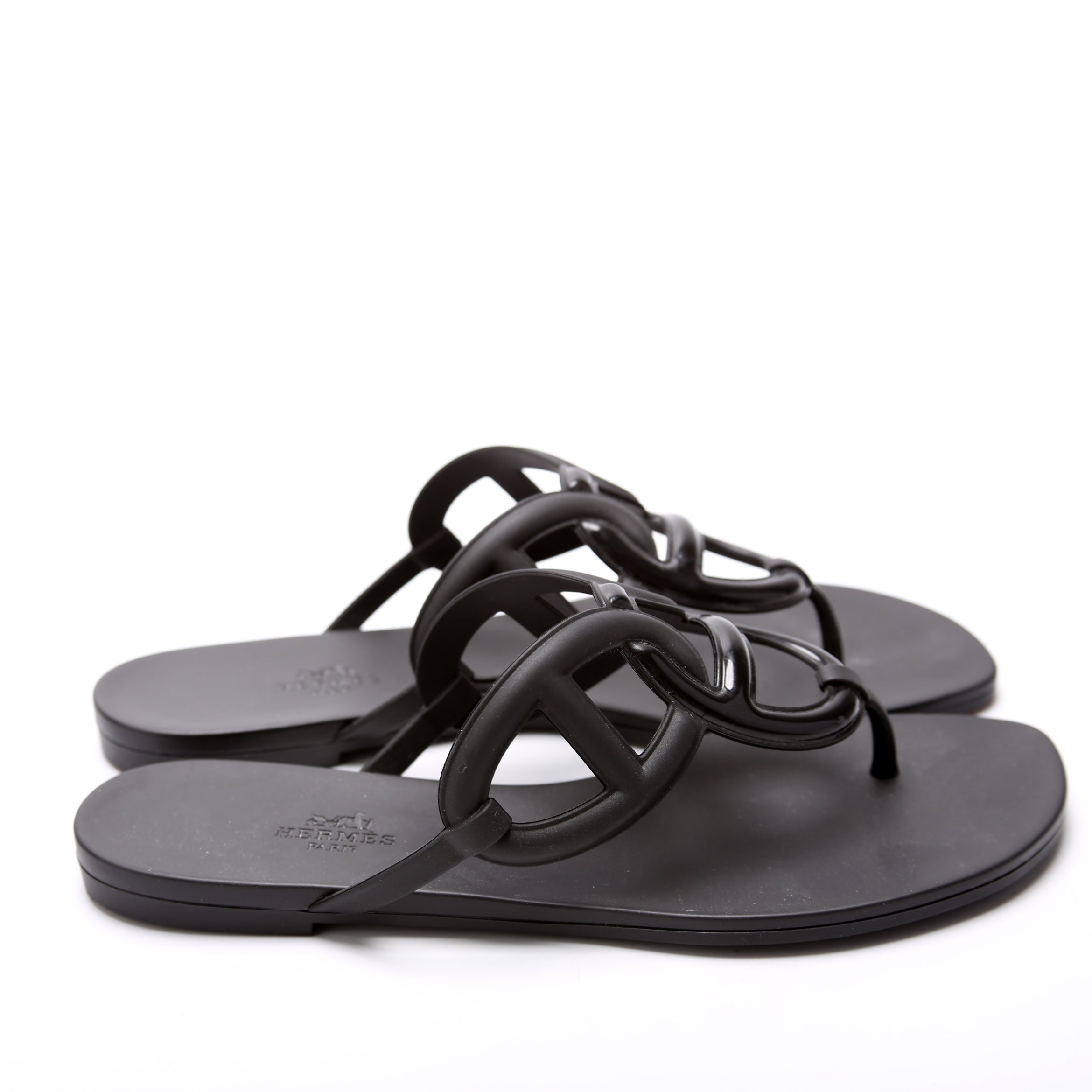 Egerie Rubber Sandals Size 39 Black