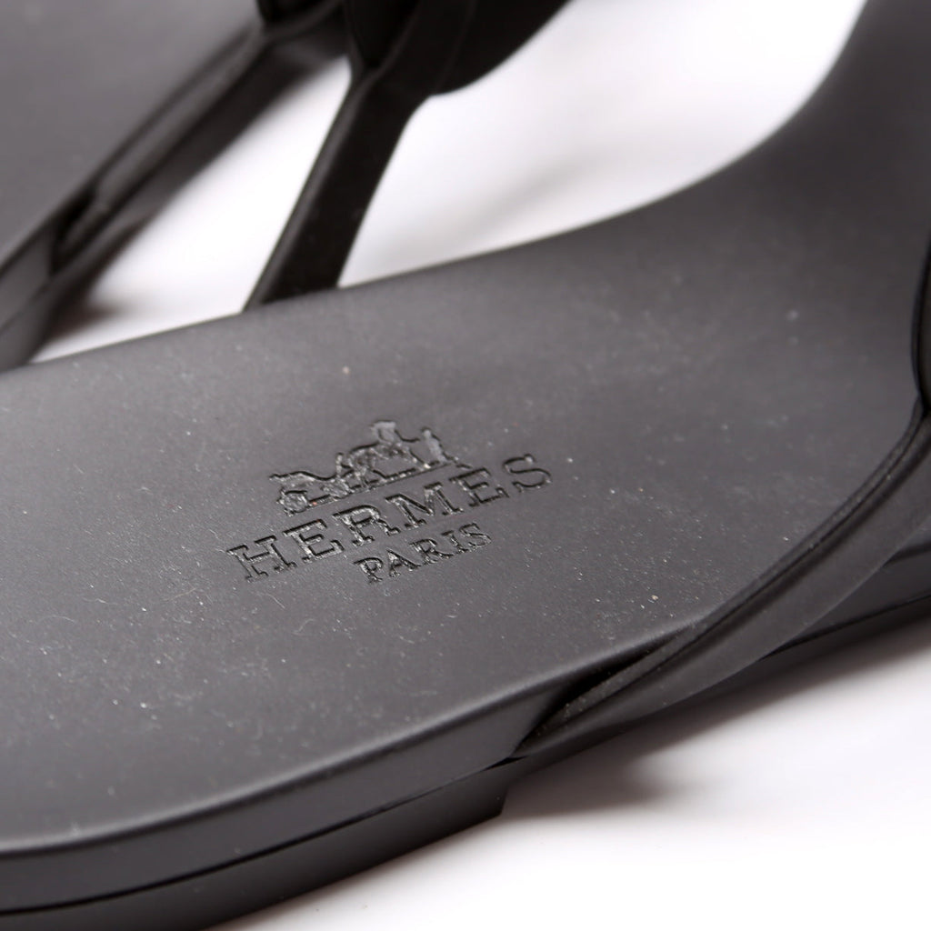 Egerie Rubber Sandals Size 39 Black