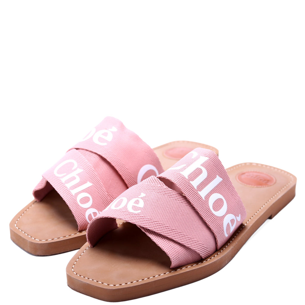 Woody Ribbon Flats Size 41 Pink