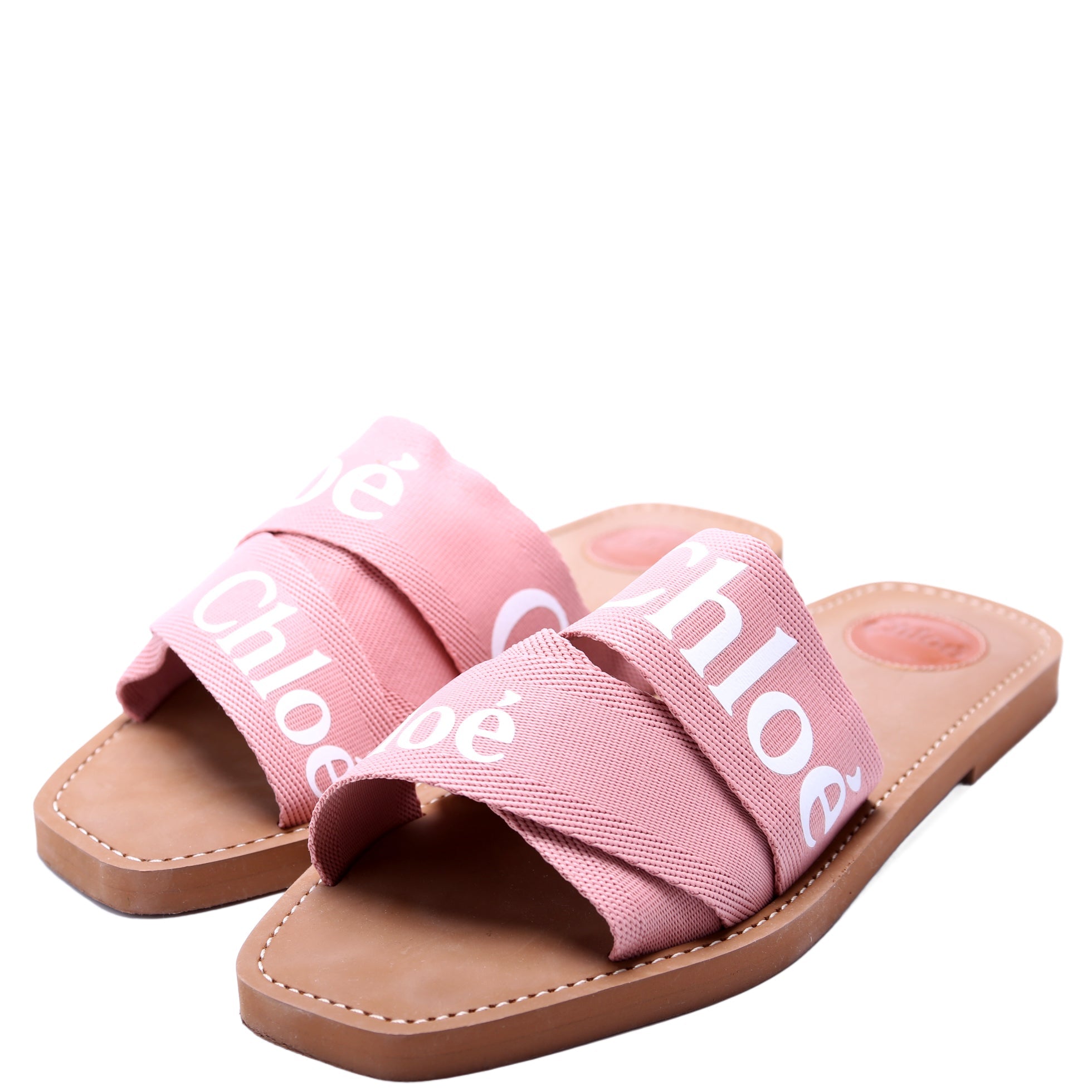 Woody Ribbon Flats Size 41 Pink