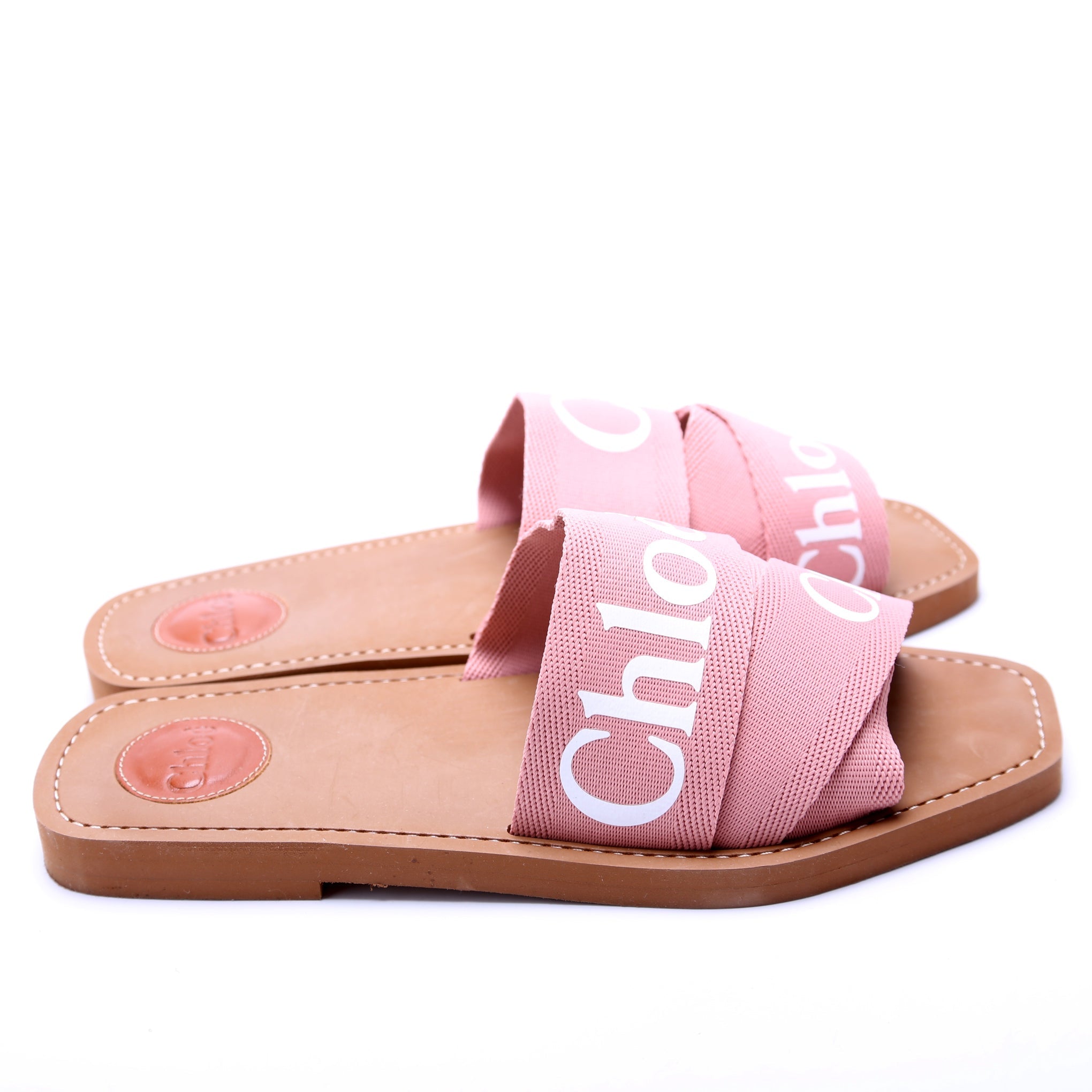 Woody Ribbon Flats Size 41 Pink