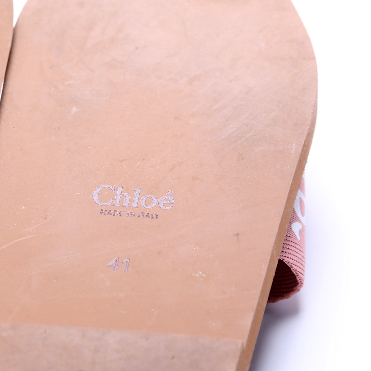 Woody Ribbon Flats Size 41 Pink