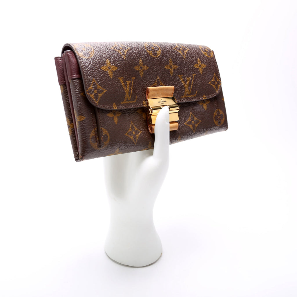 Elysee Wallet Monogram Plum