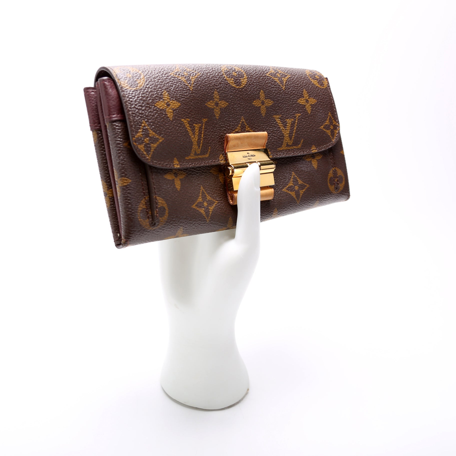 Elysee Wallet Monogram Plum