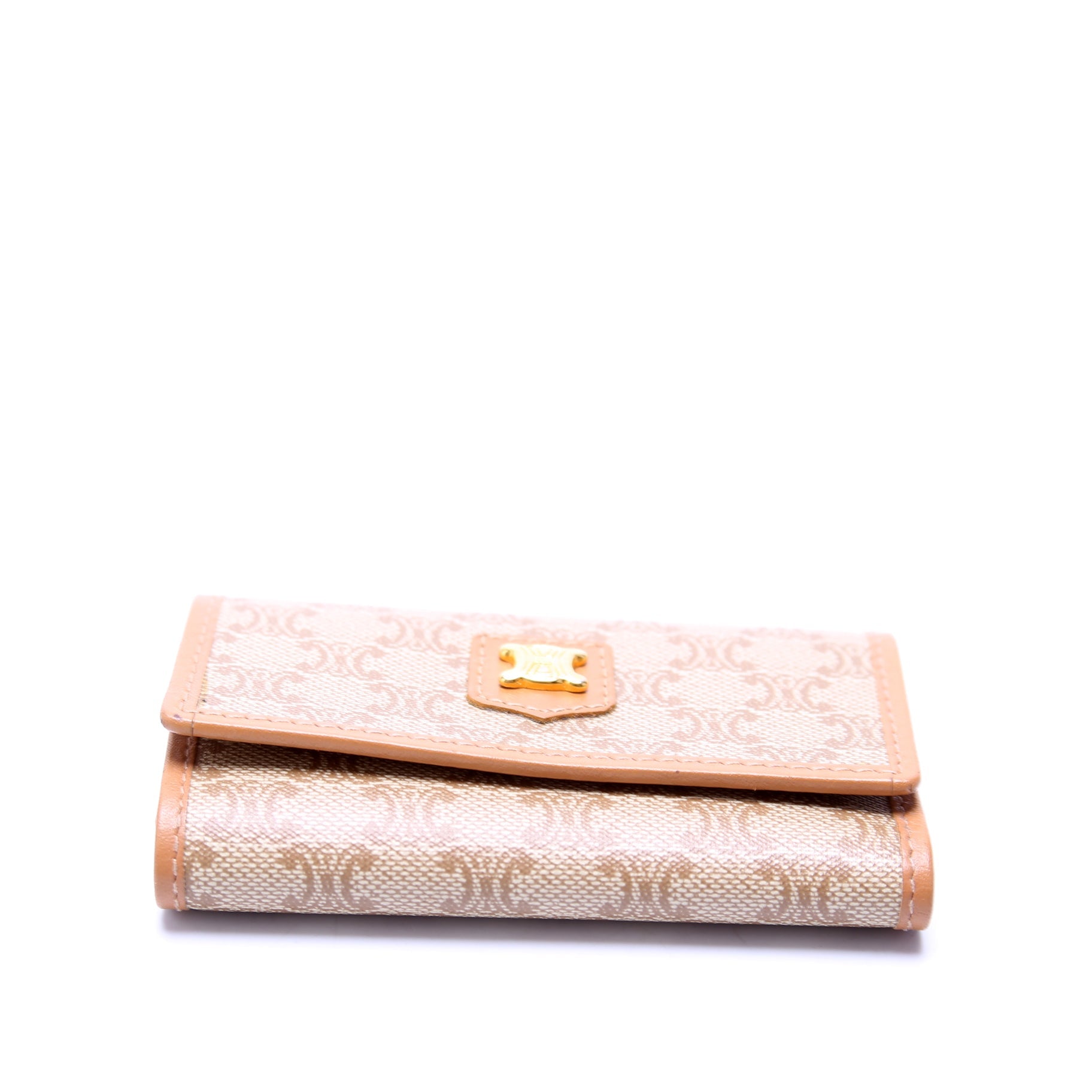 Macadam Canvas 6 Key Holder Tan