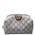 548393 Ophidia GG Cosmetic Case Brown