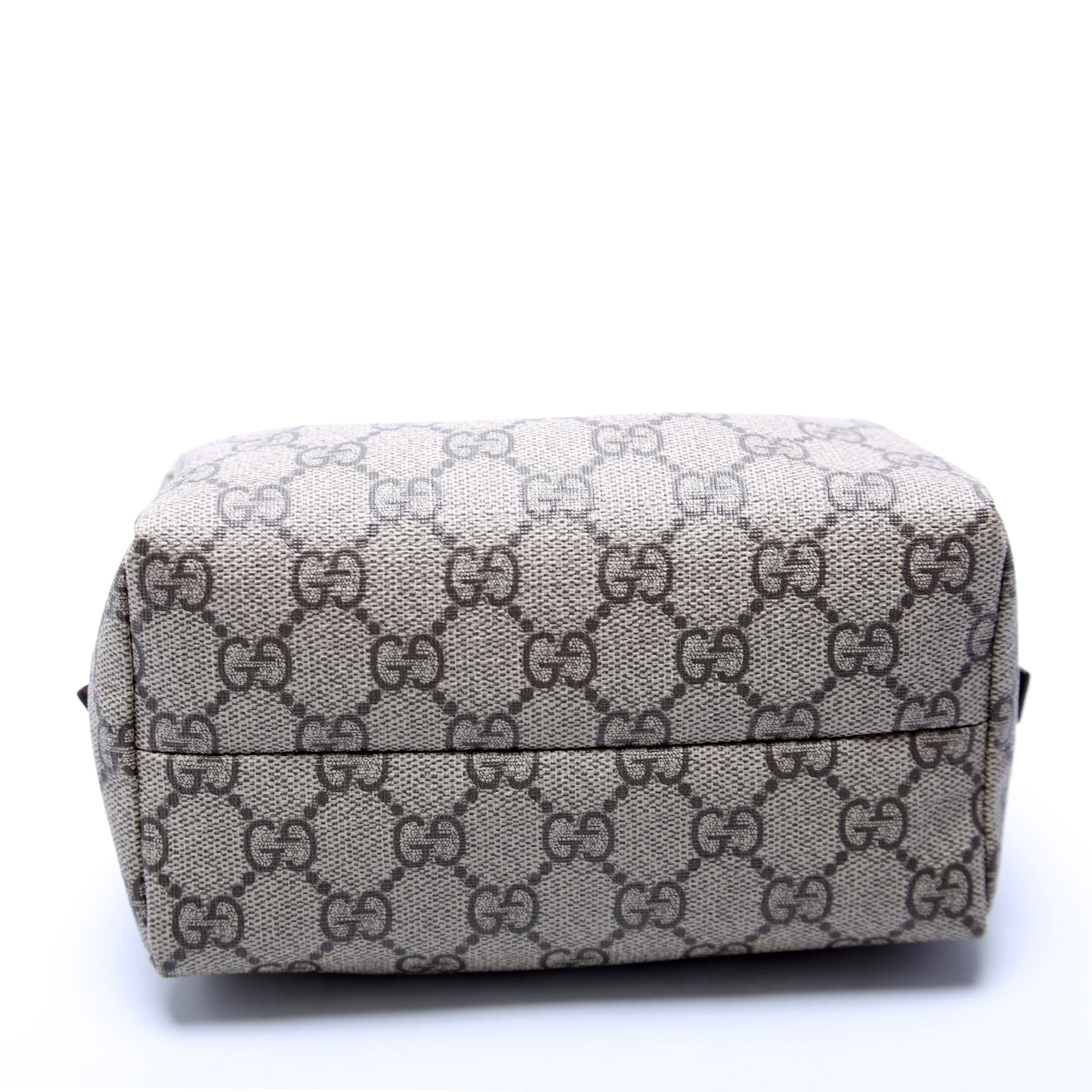 548393 Ophidia GG Cosmetic Case Brown
