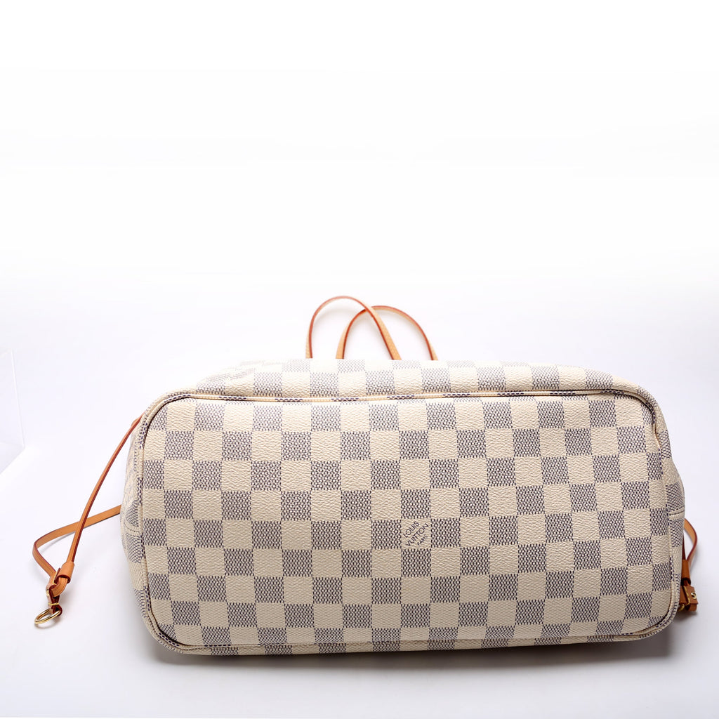 Neverfull with Wallet MM Damier Azur