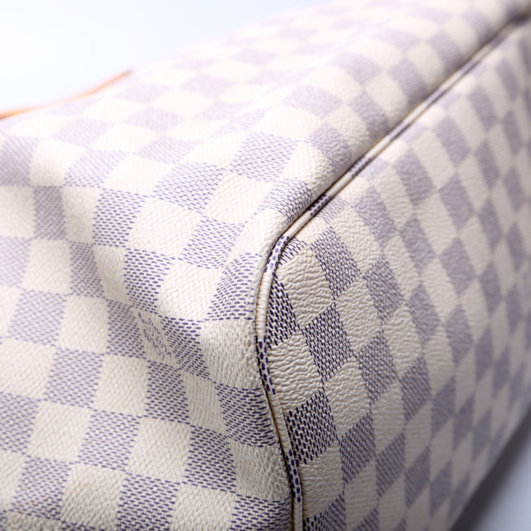 Neverfull with Wallet MM Damier Azur