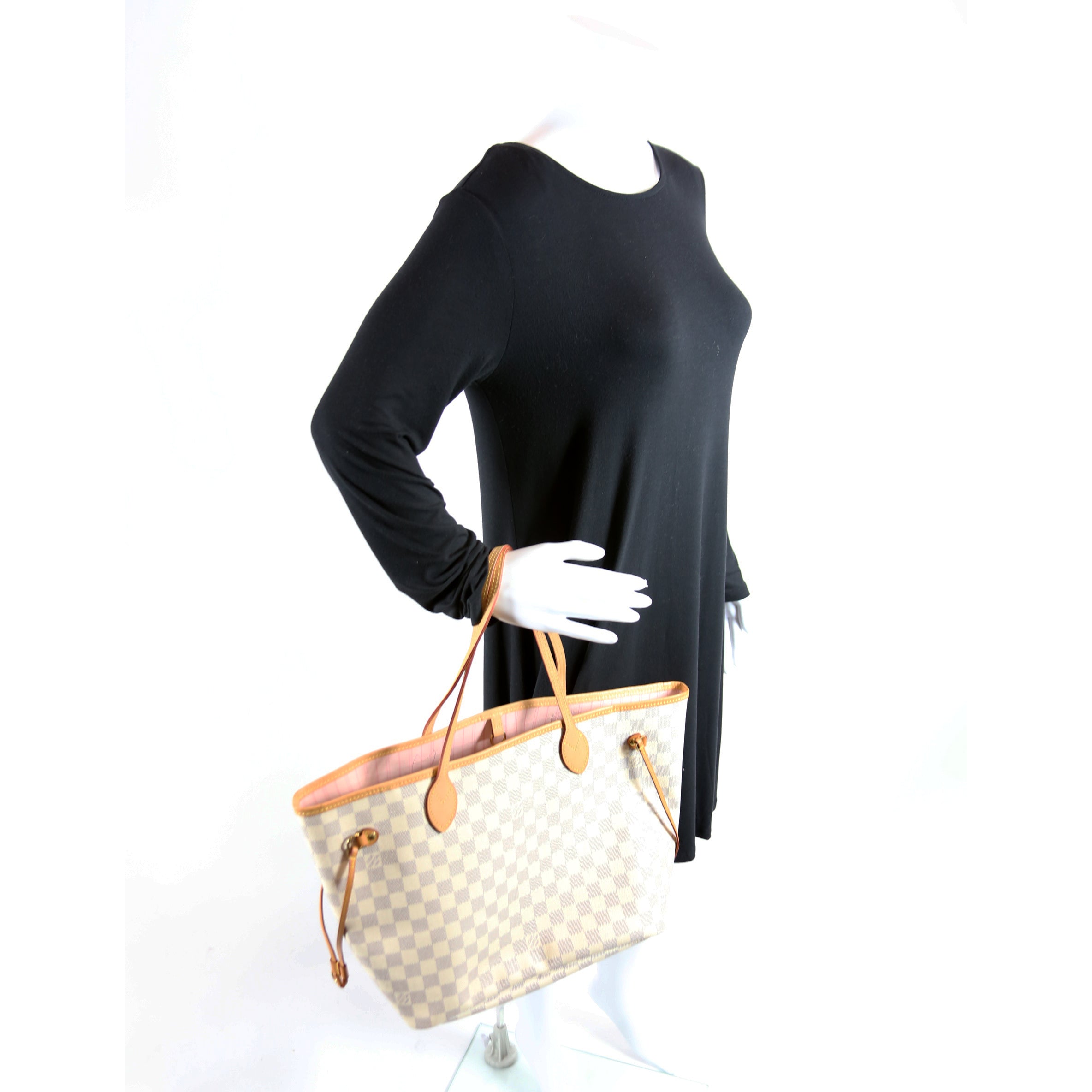 Neverfull with Wallet MM Damier Azur