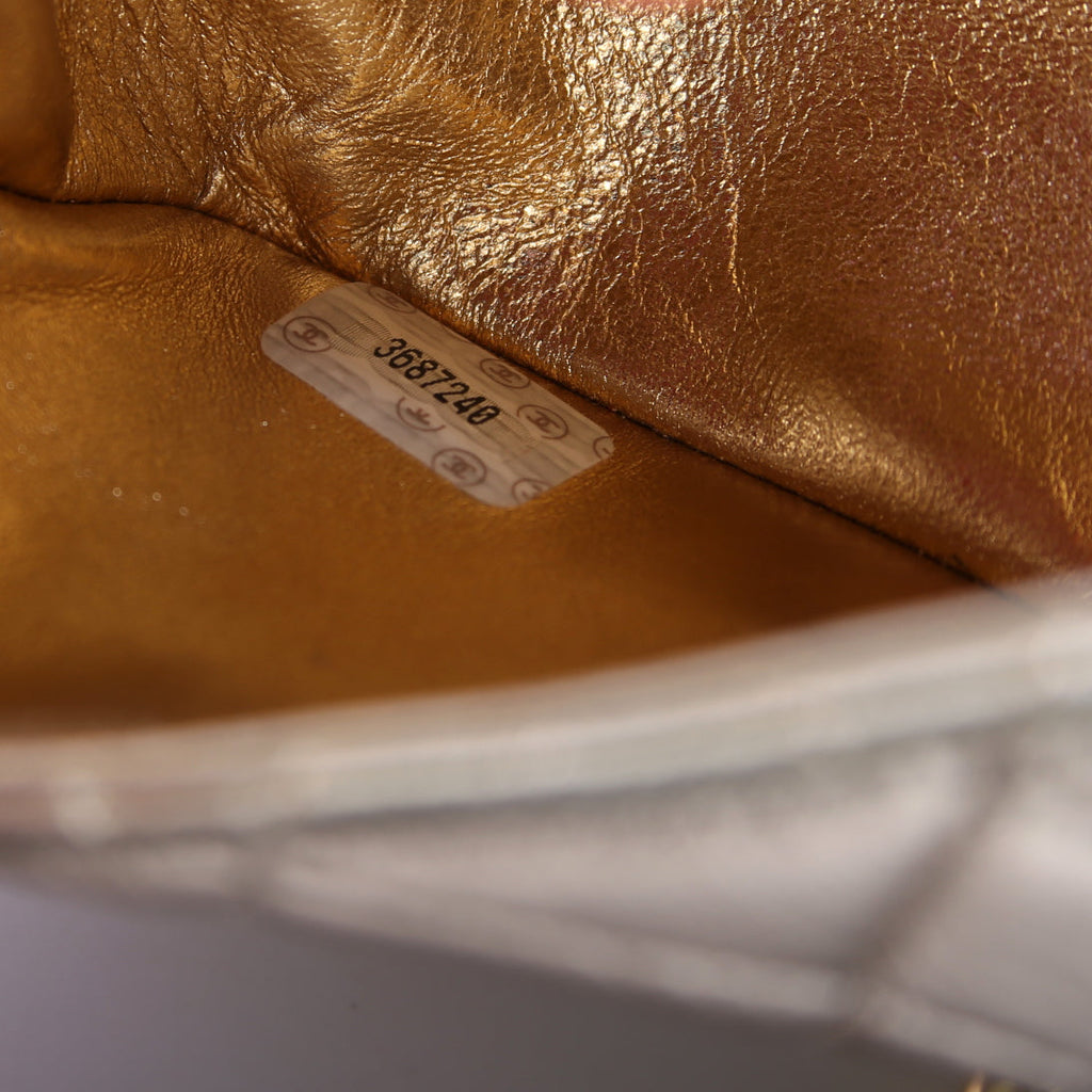 Multi Chain Flap Metallic Lambskin 3M Gold