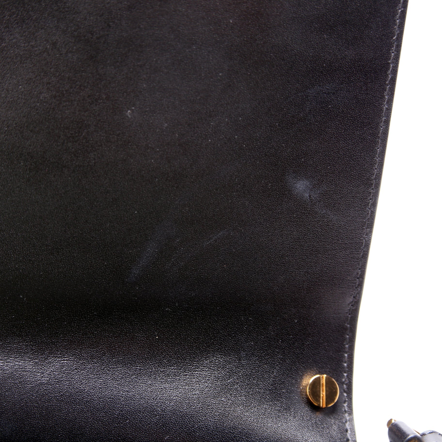 Palmellato TF Chain Calfskin Shoulder Bag Black