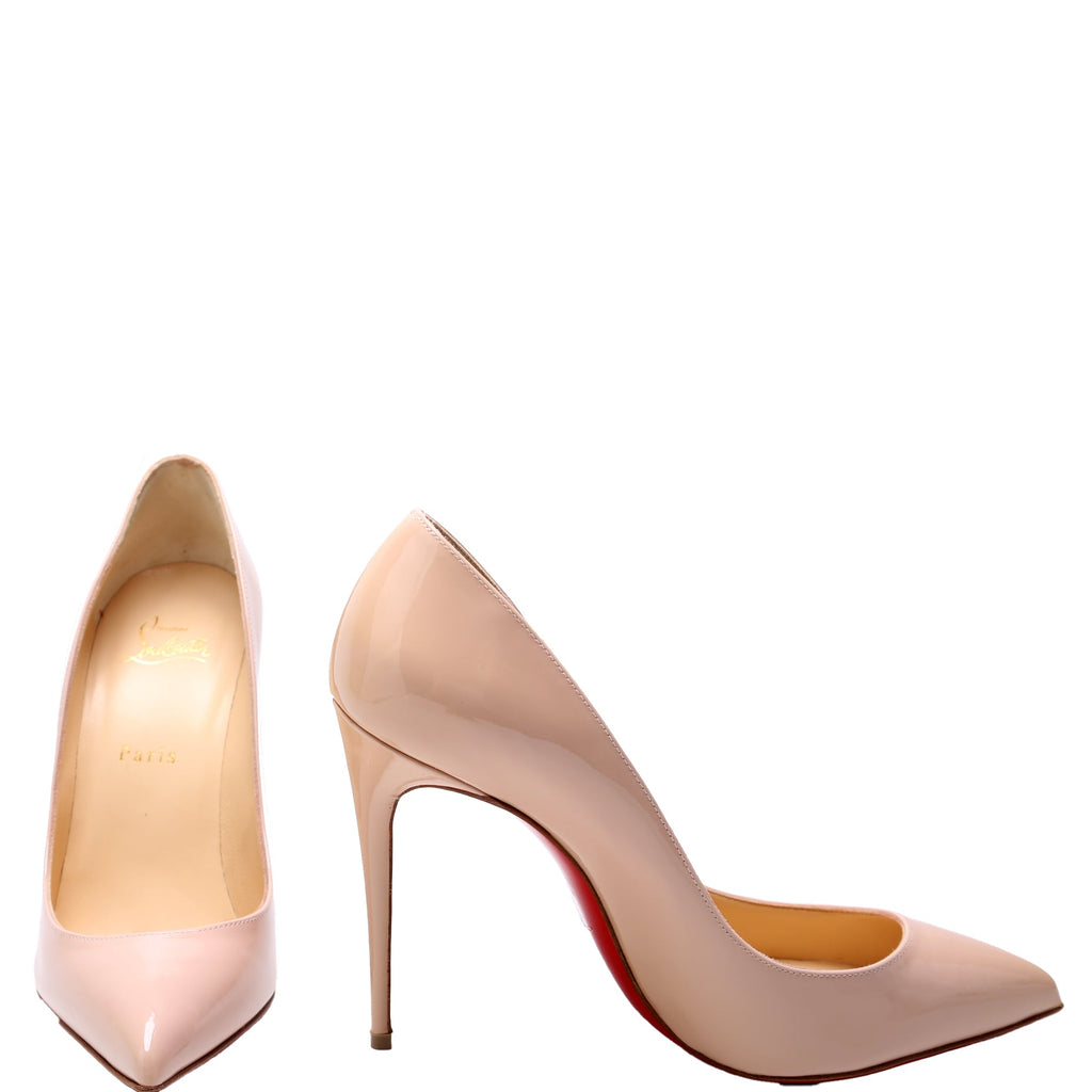 Pigalle Follies 100 Patent Leather Size 39 Nude