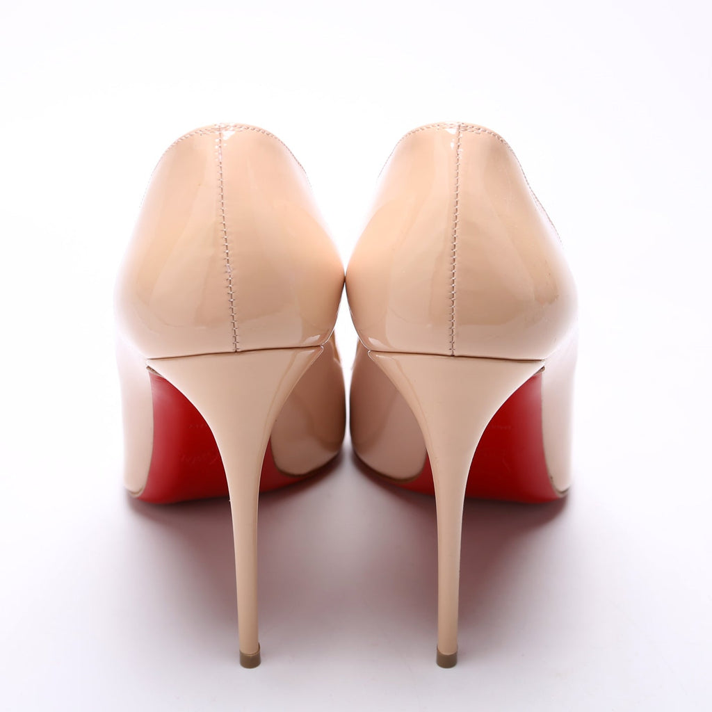 Pigalle Follies 100 Patent Leather Size 39 Nude