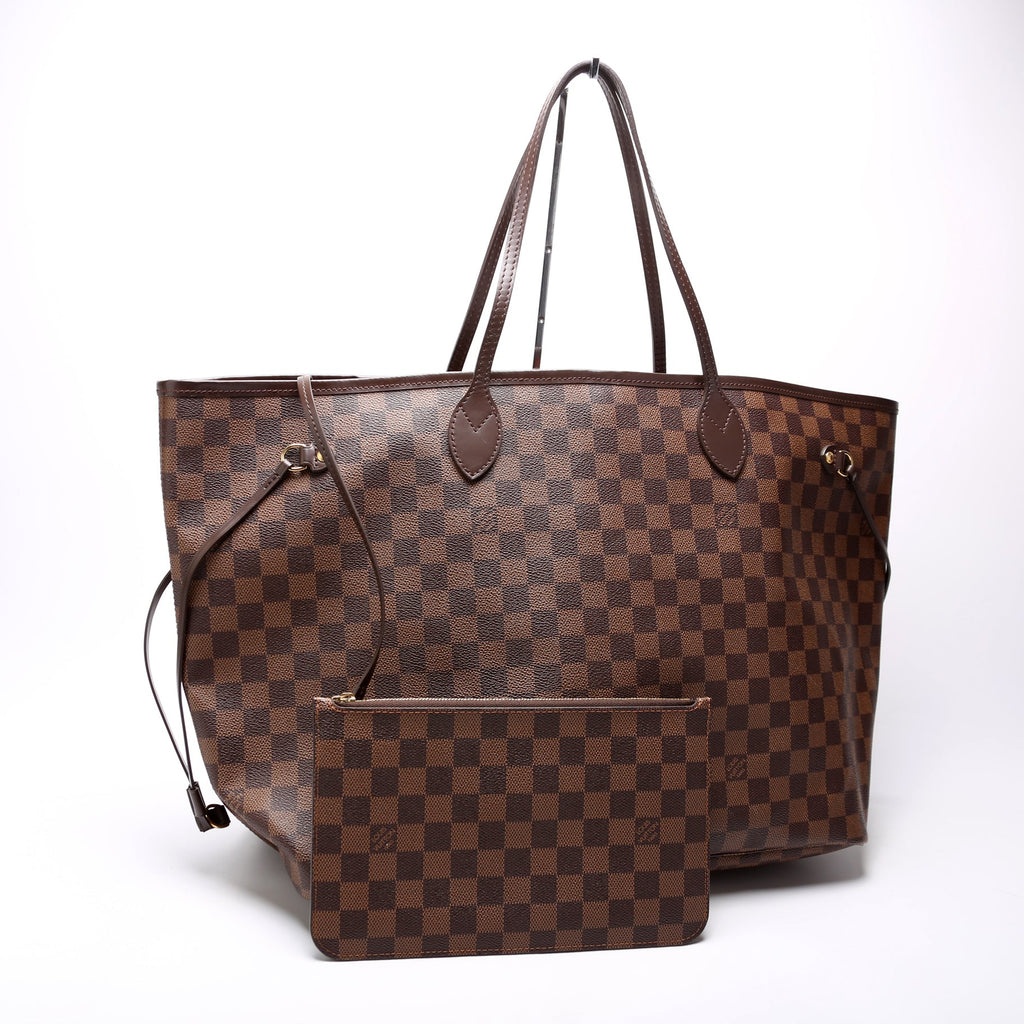Neverfull with Wallet GM Damier Ebene