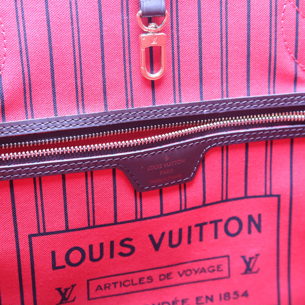 Neverfull with Wallet GM Damier Ebene