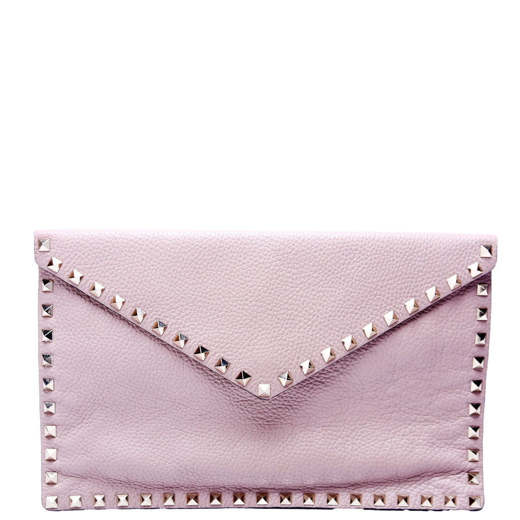 Rockstud Envelope Clutch Taupe