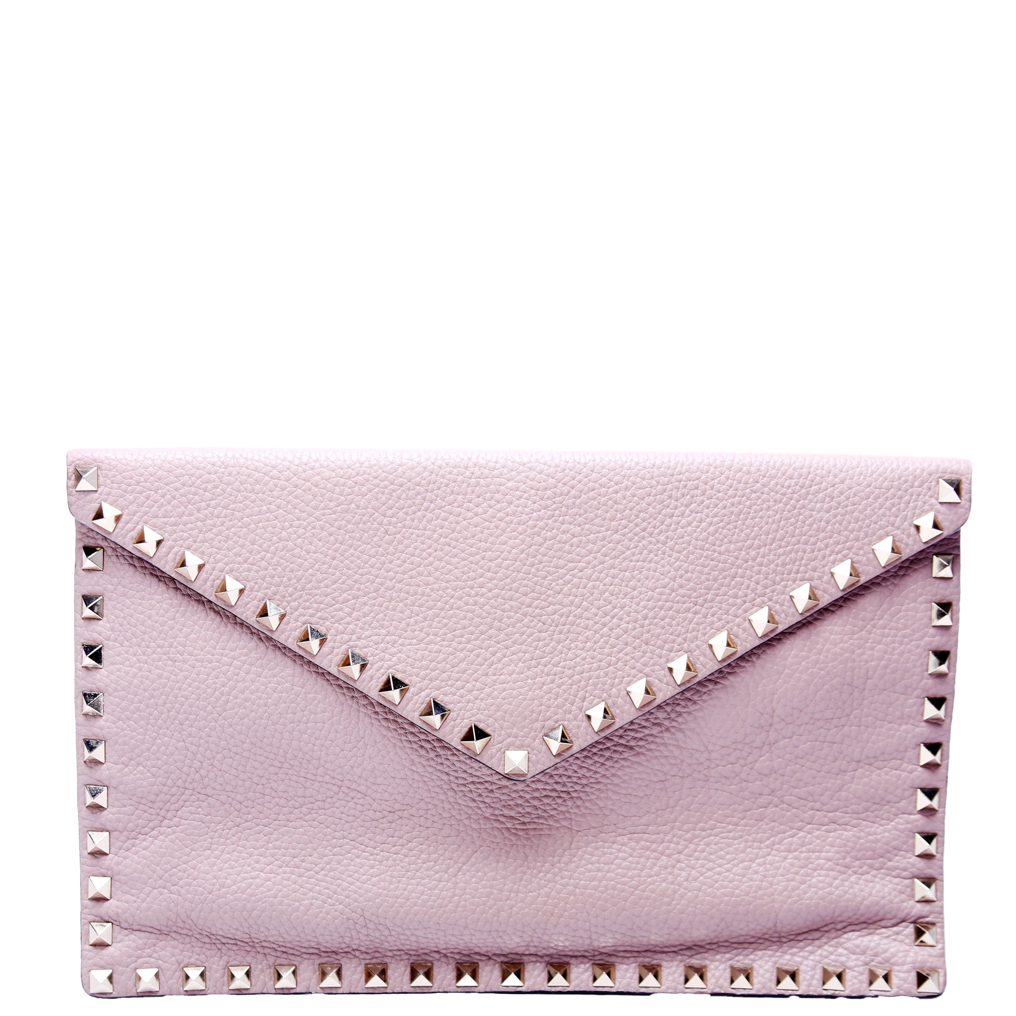 Rockstud Envelope Clutch Taupe