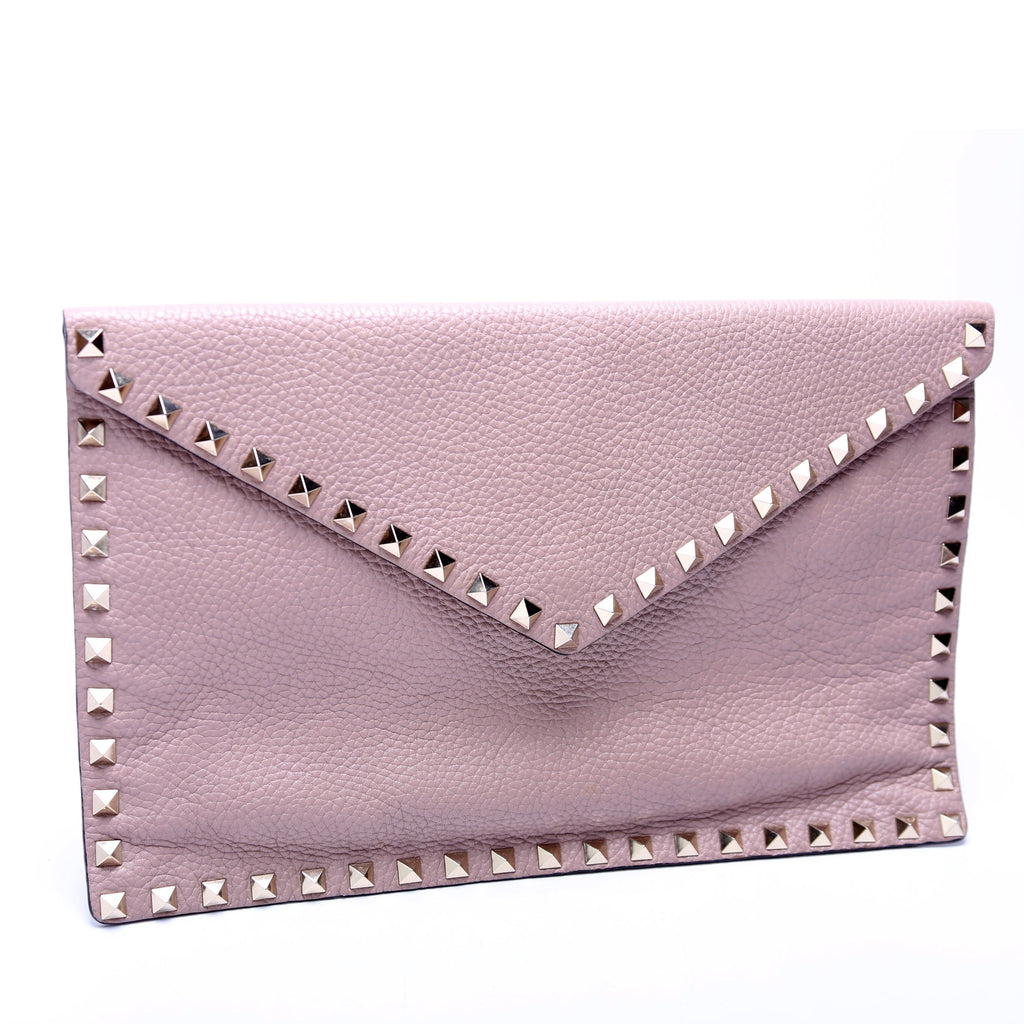 Rockstud Envelope Clutch Taupe