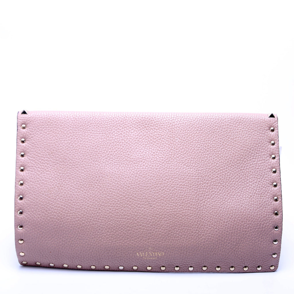 Rockstud Envelope Clutch Taupe