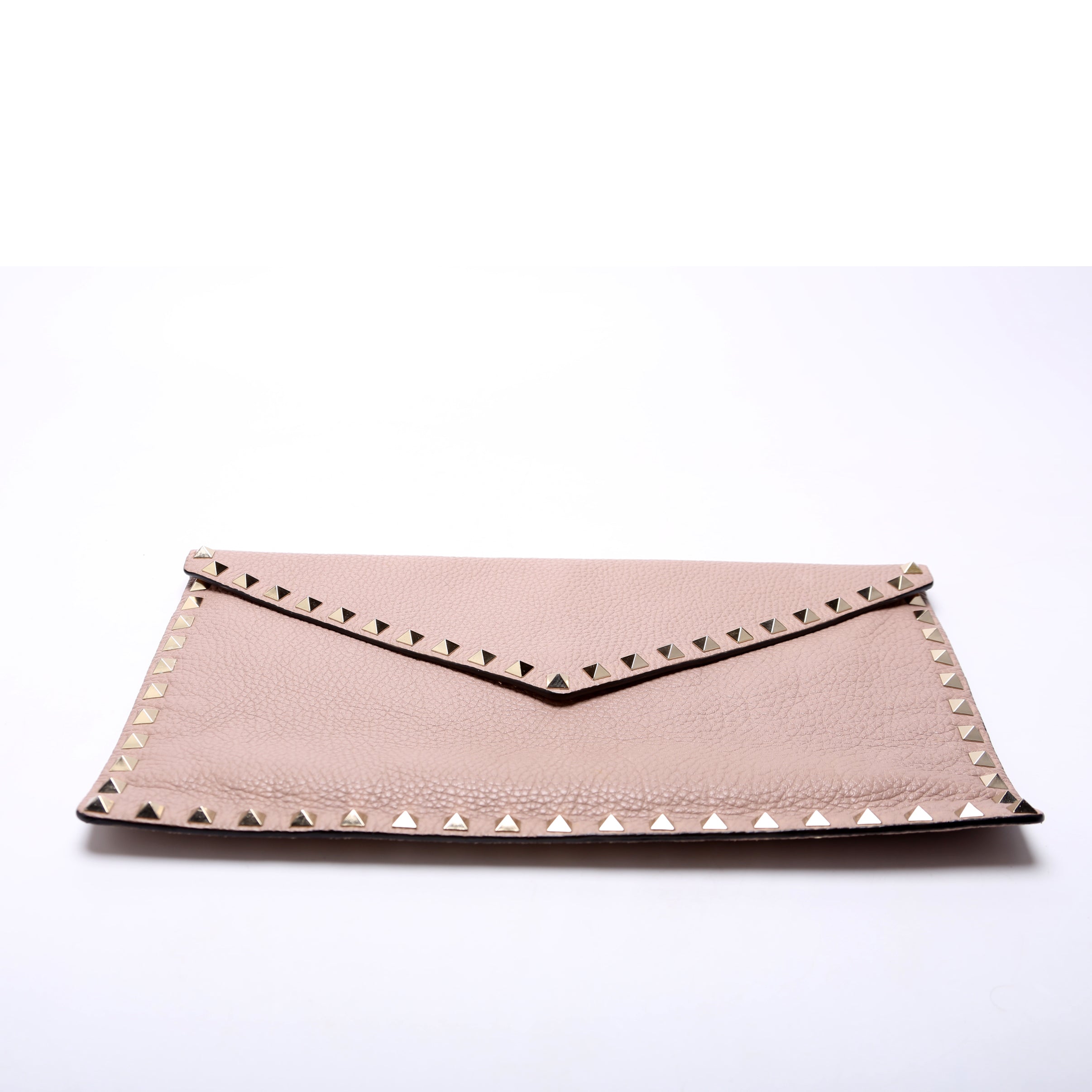 Rockstud Envelope Clutch Taupe