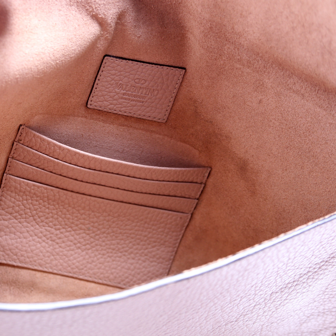 Rockstud Envelope Clutch Taupe