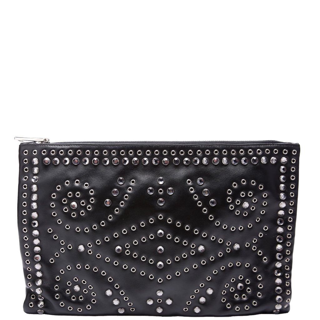 BP826H Studded Clutch Grace Lux Black