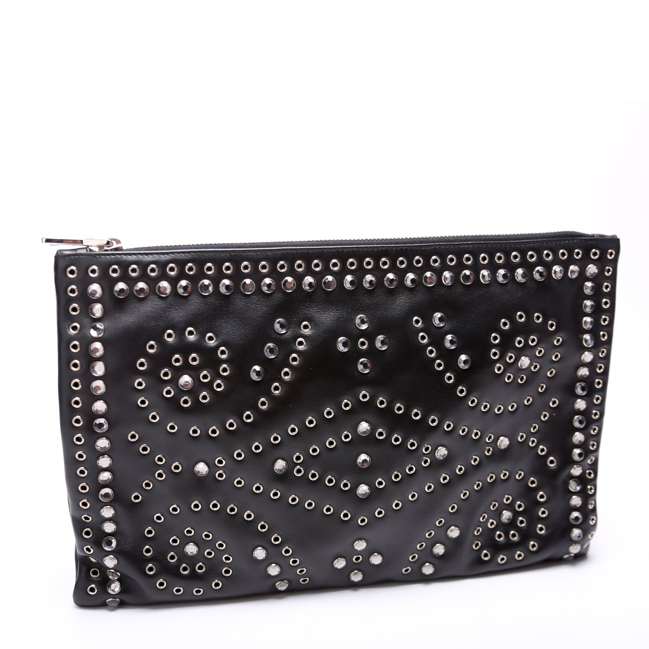 BP826H Studded Clutch Grace Lux Black