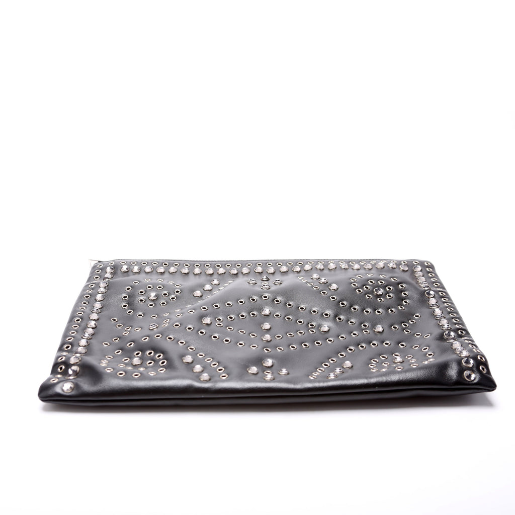 BP826H Studded Clutch Grace Lux Black