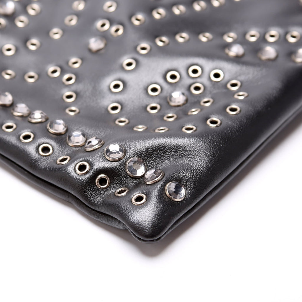 BP826H Studded Clutch Grace Lux Black