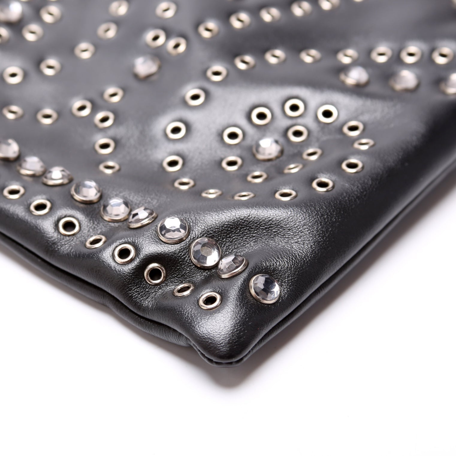 BP826H Studded Clutch Grace Lux Black