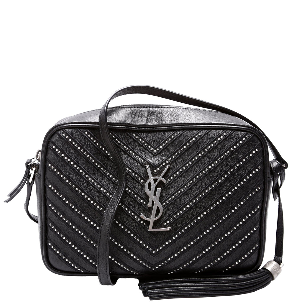 Lou Camera Bag Studded Calfskin 612544 Black