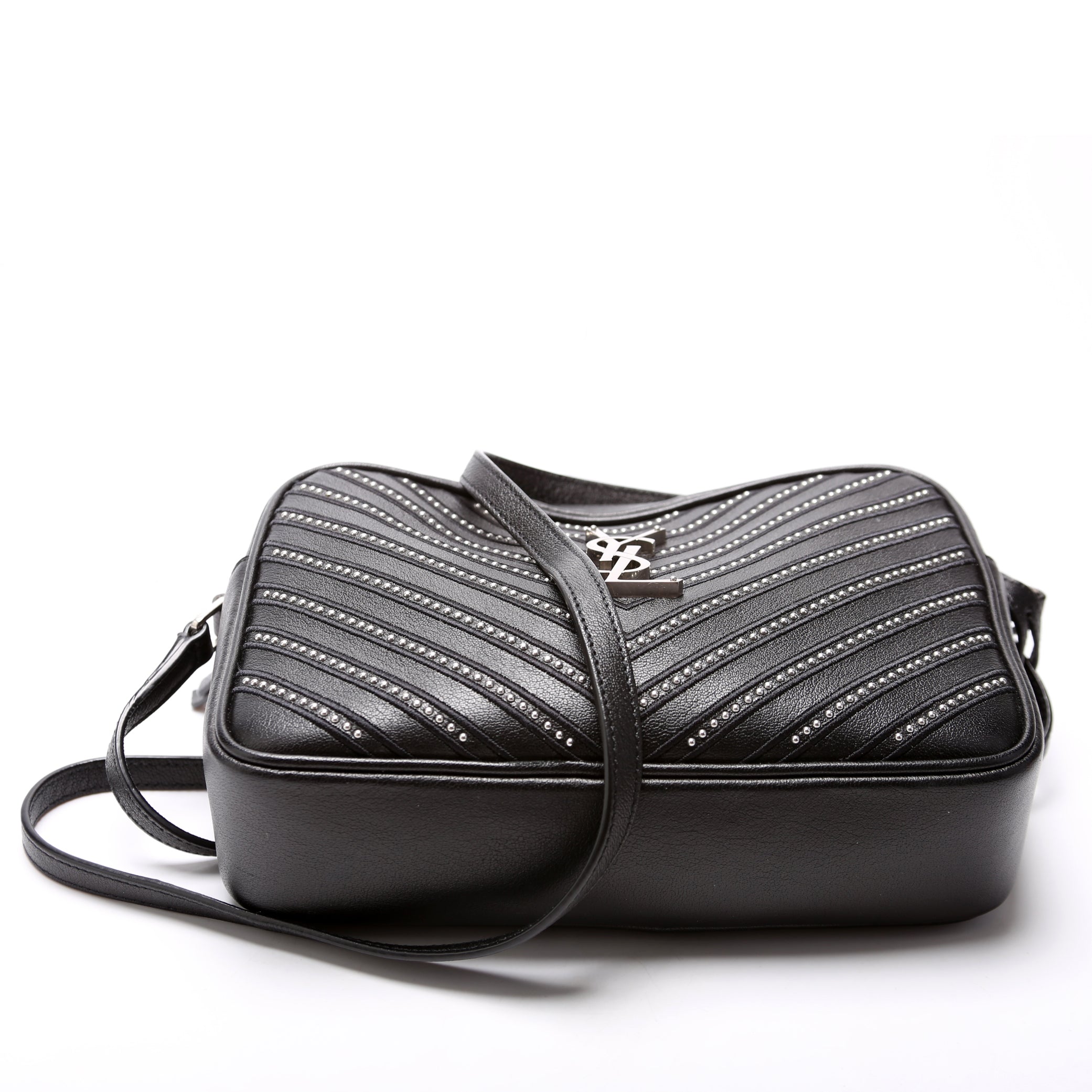 Lou Camera Bag Studded Calfskin 612544 Black