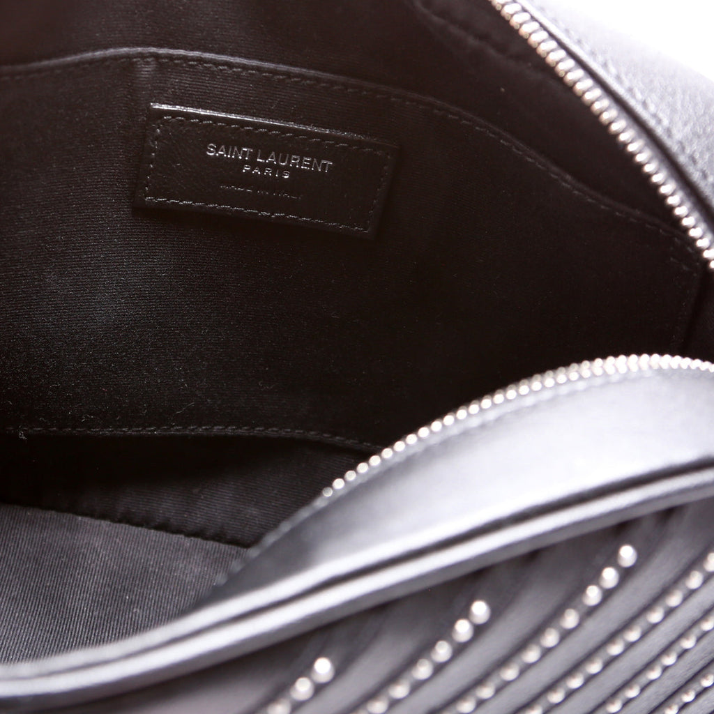 Lou Camera Bag Studded Calfskin 612544 Black